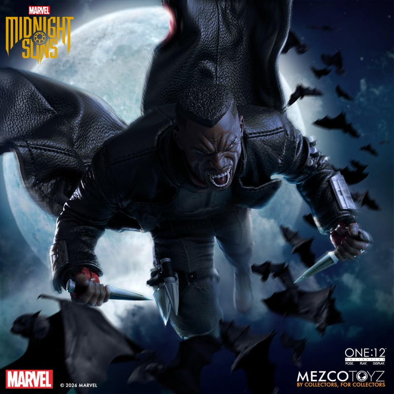 [$125.00] Mezco One:12 Collective Midnight Suns Blade