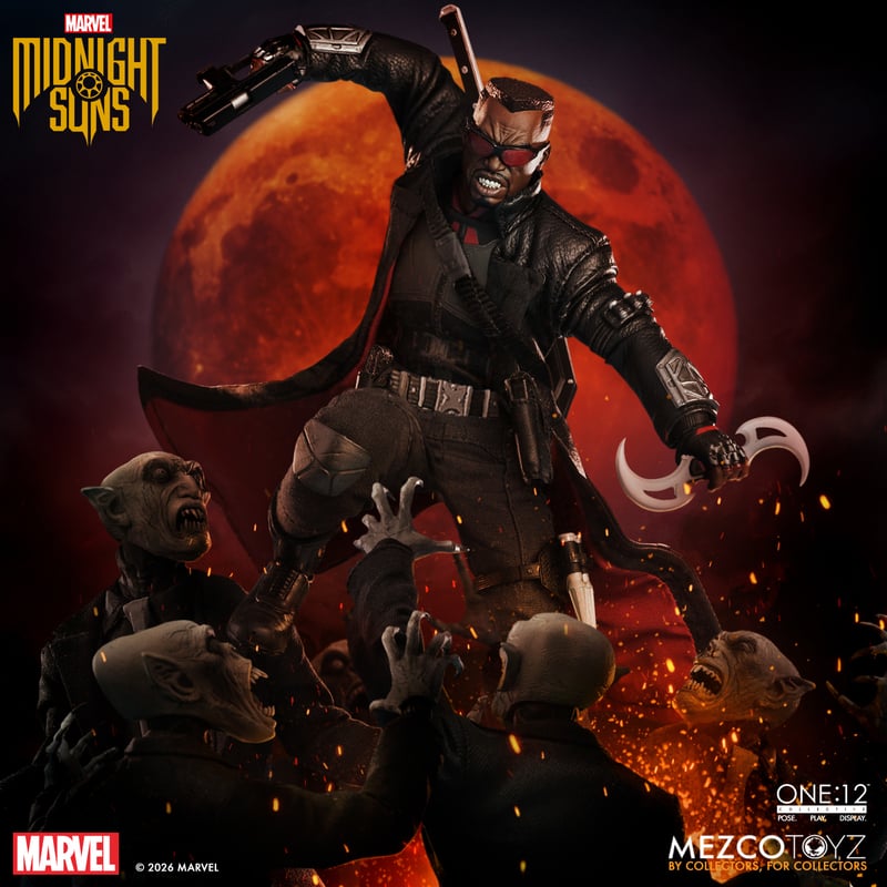 [$125.00] Mezco One:12 Collective Midnight Suns Blade