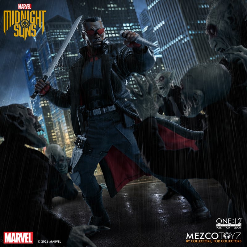 [$125.00] Mezco One:12 Collective Midnight Suns Blade