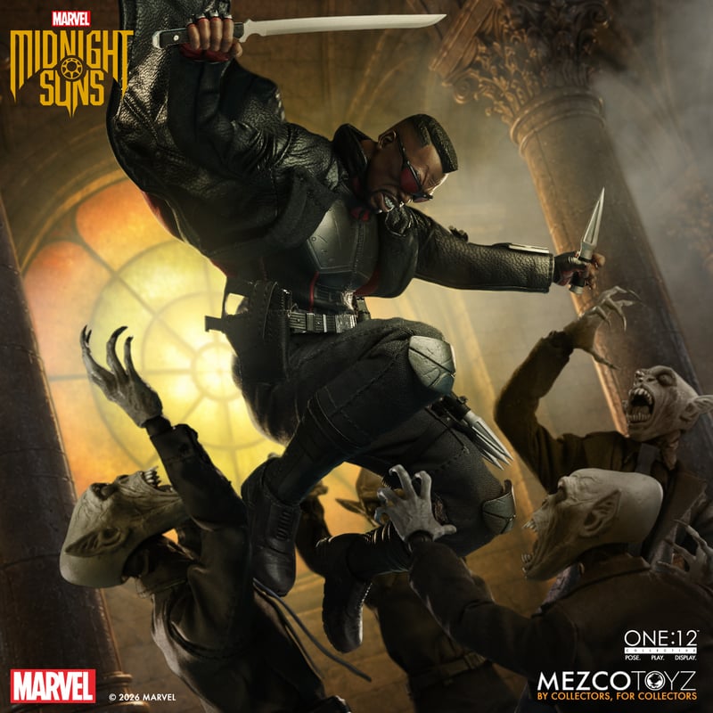 [$125.00] Mezco One:12 Collective Midnight Suns Blade