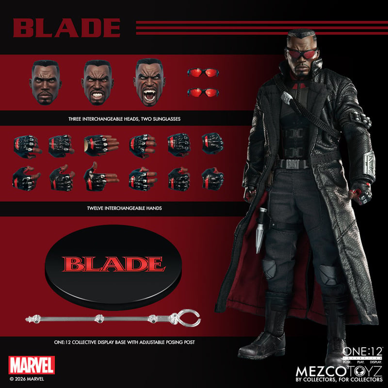 [$125.00] Mezco One:12 Collective Midnight Suns Blade